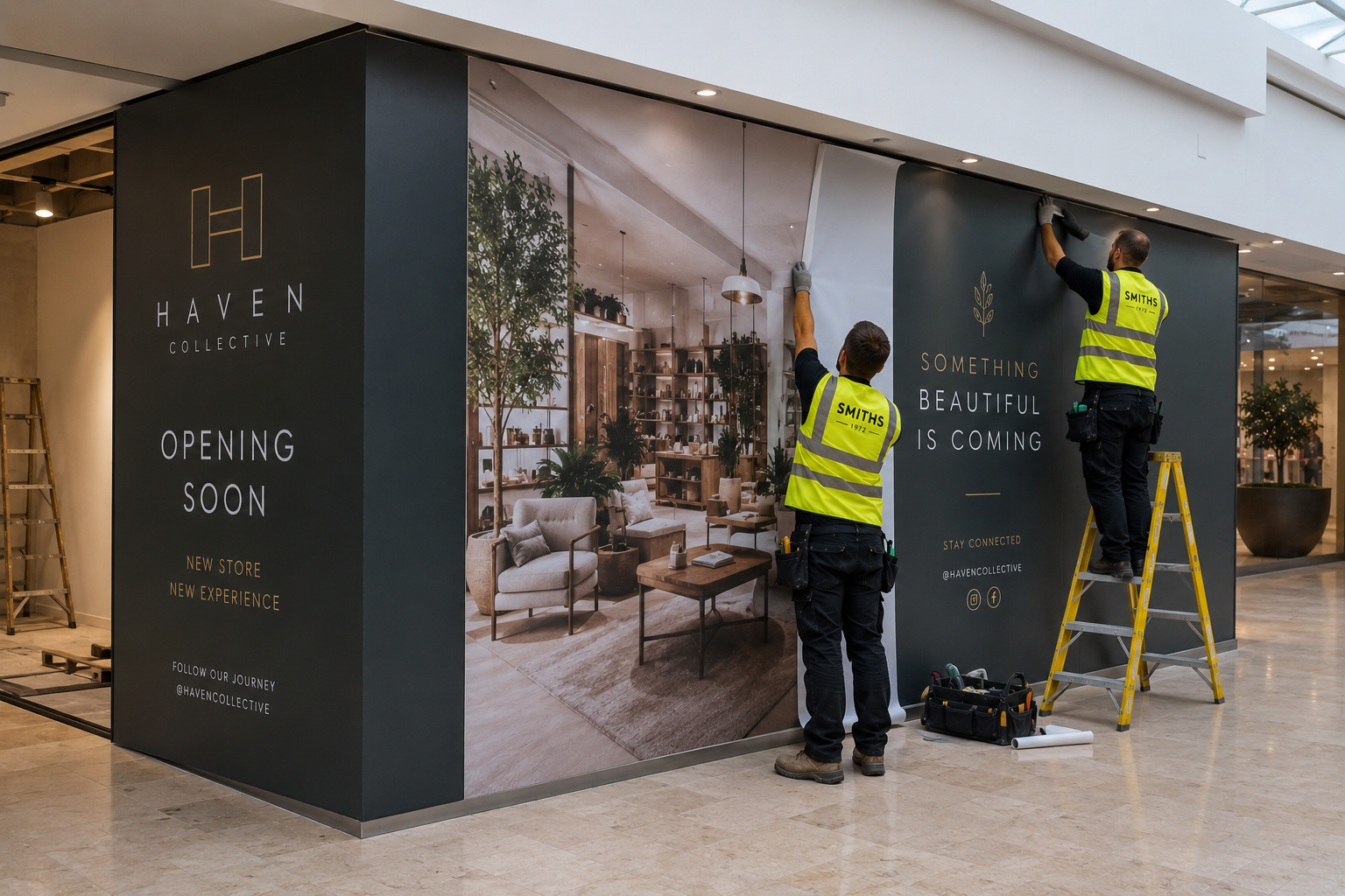 Hoarding In Store Retail Hoarding Graphics | Shop Fit-Out & Store Refurbishment