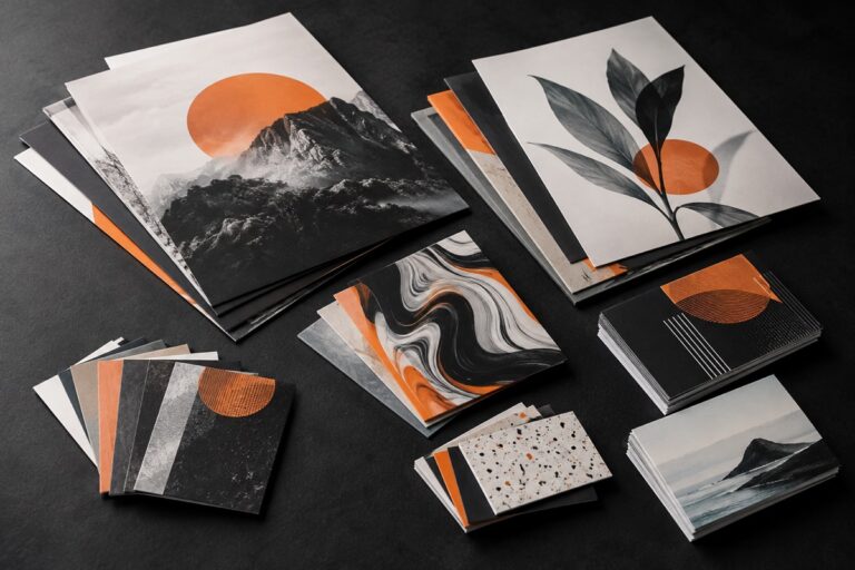 Printed leaflets, flyers and cards